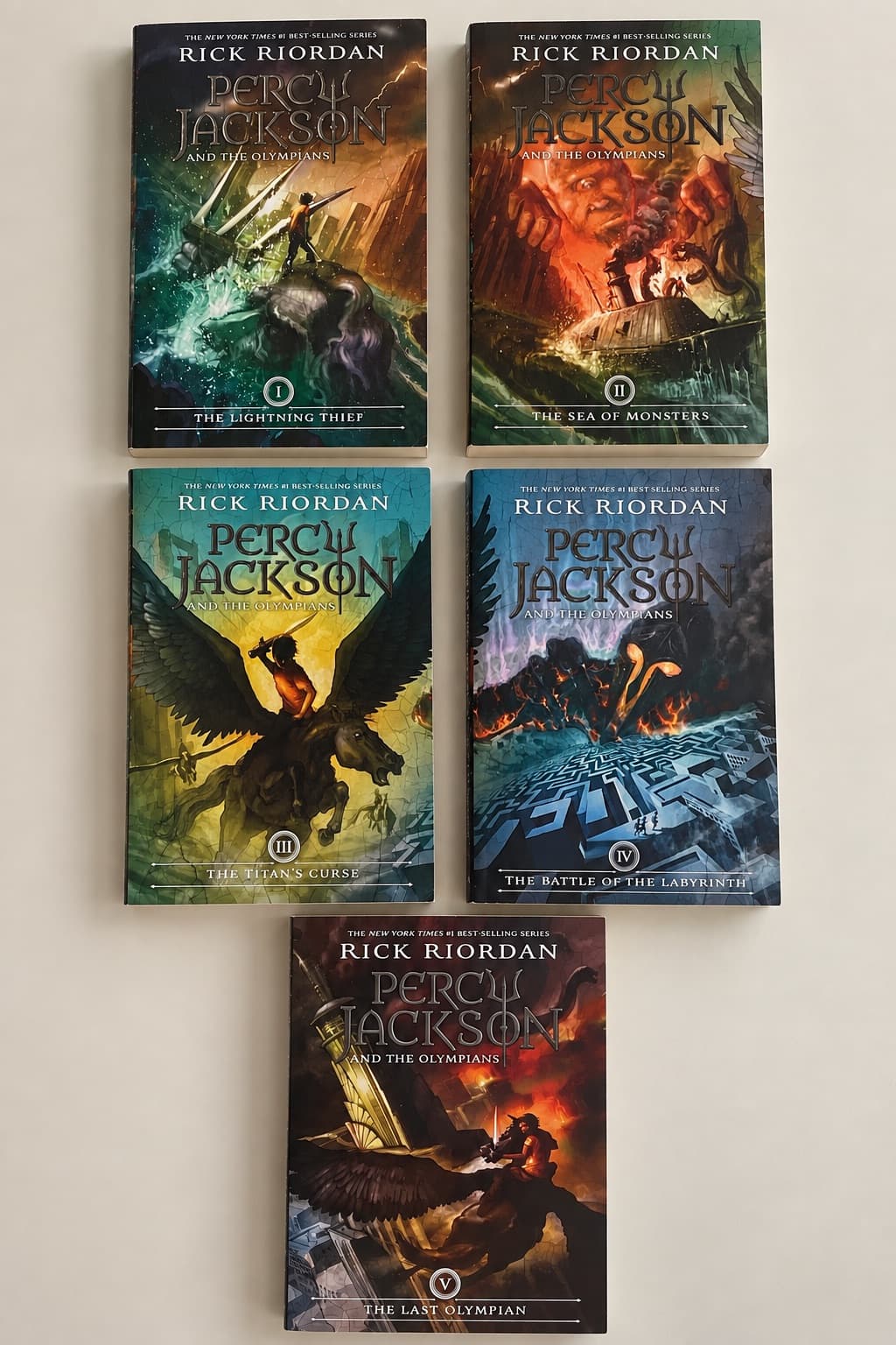 Pack Percy Jackson (5 libros) — Rick Riordan, libro usado