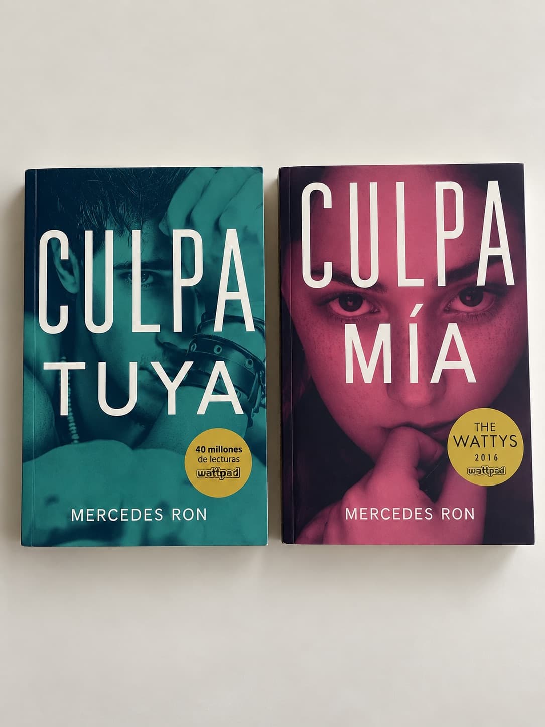 Pack Culpa mía y Culpa tuya — Mercedes Ron, libro usado