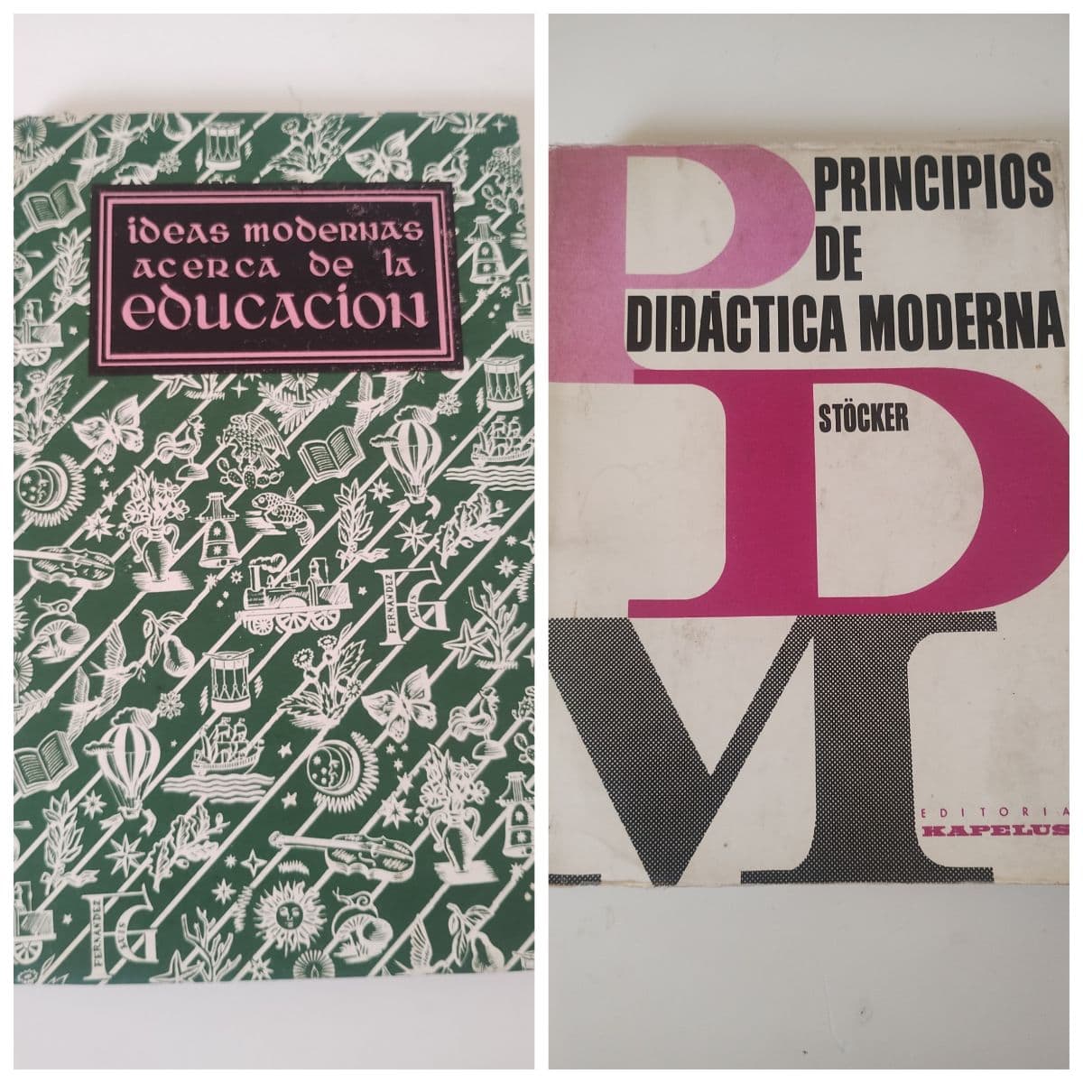 Pack dos libros sobre educación pedagogía — Varios , libro usado