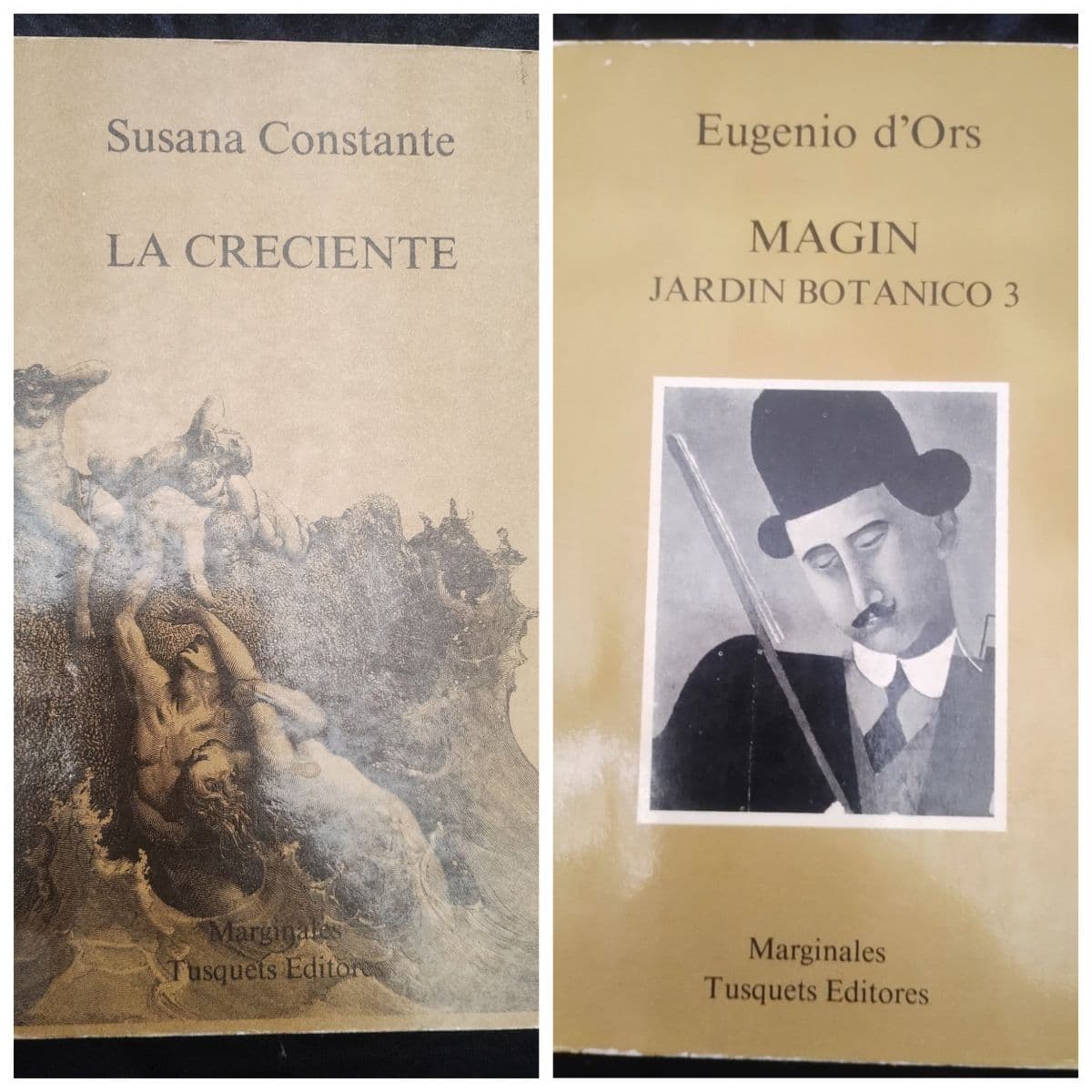 Pack de dos libros Tusquets, De la Colección Marginales