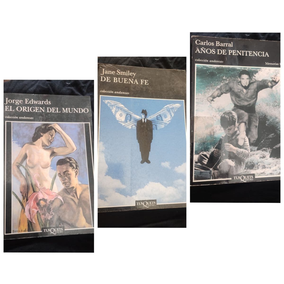 Pack de 3 libros Tusquets, colección Andanzas
