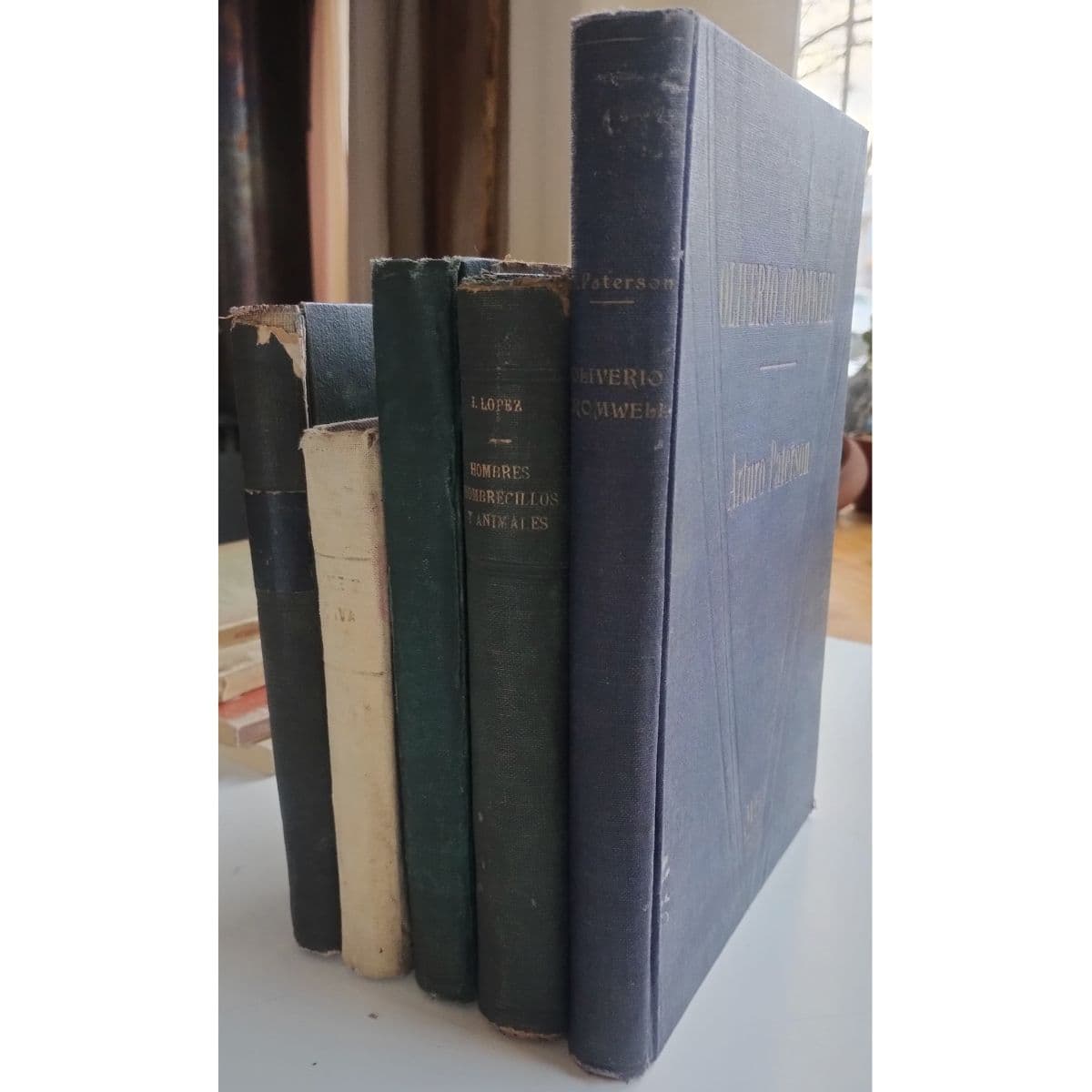 Lote 5 libros antiguos