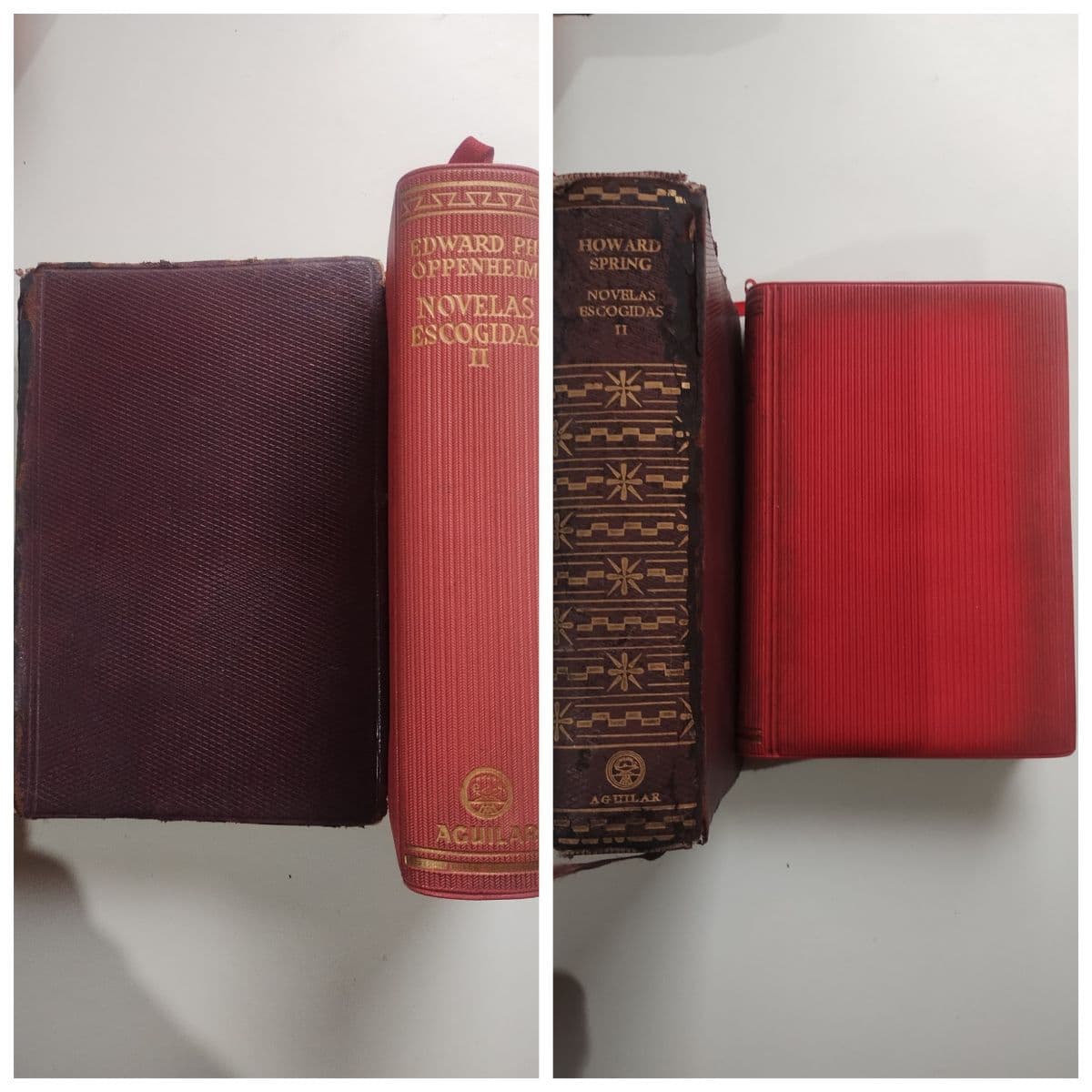 Dos libros Editorial Aguilar, Novelas escogidas