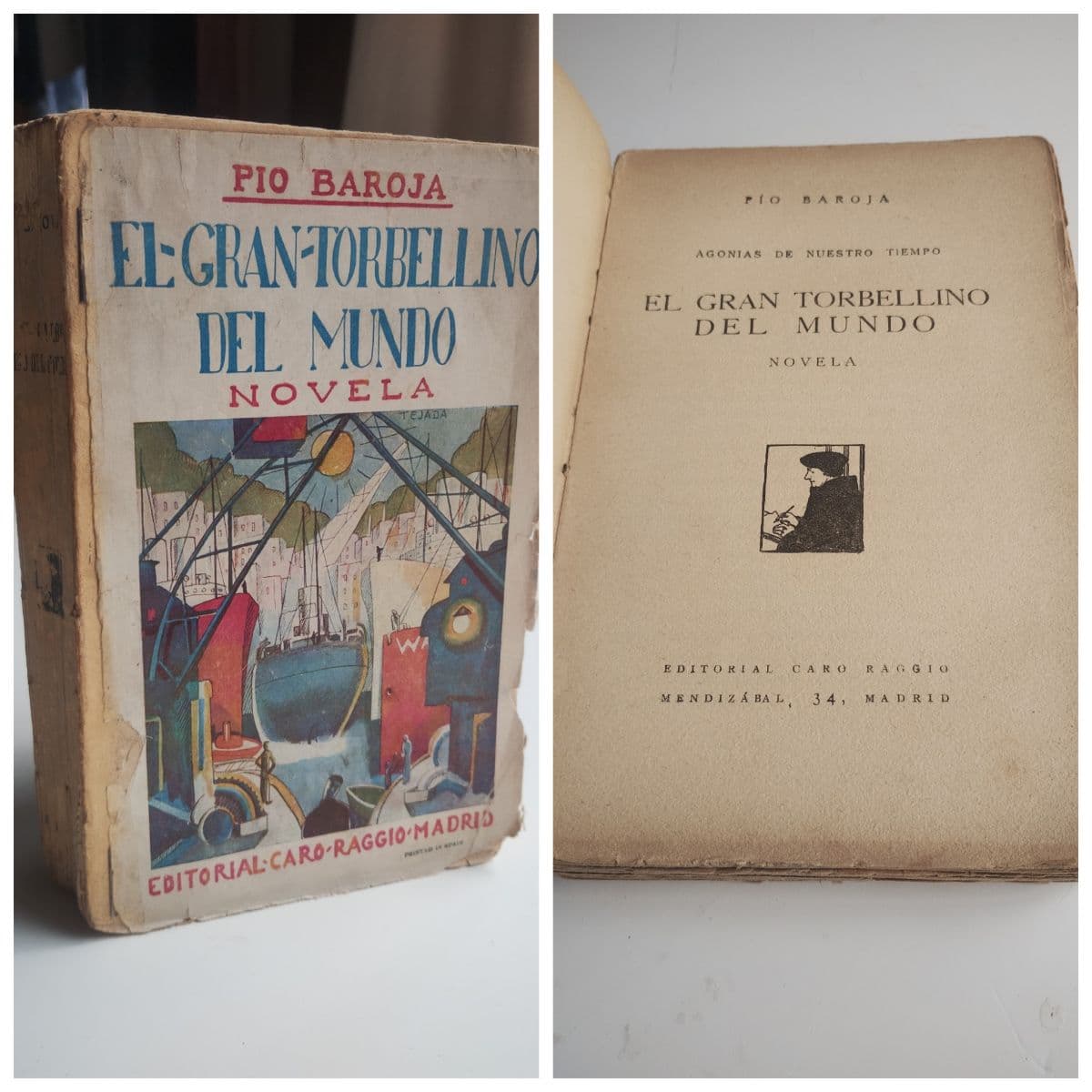 El Gran torbellino del mundo. Primera edición — Pio Baroja , libro usado