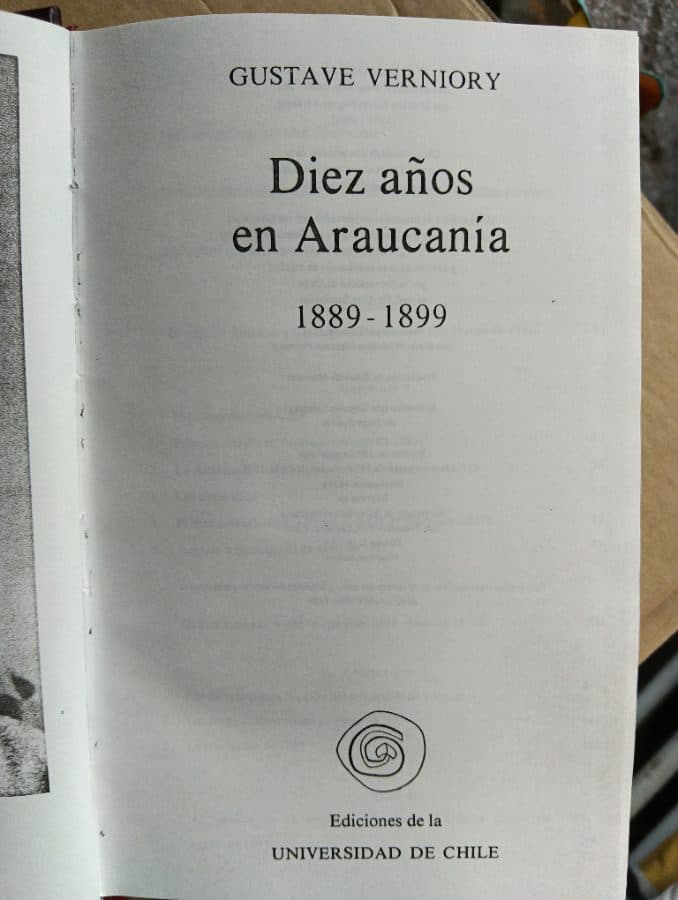 Diez años en Araucanía 1889-1899
