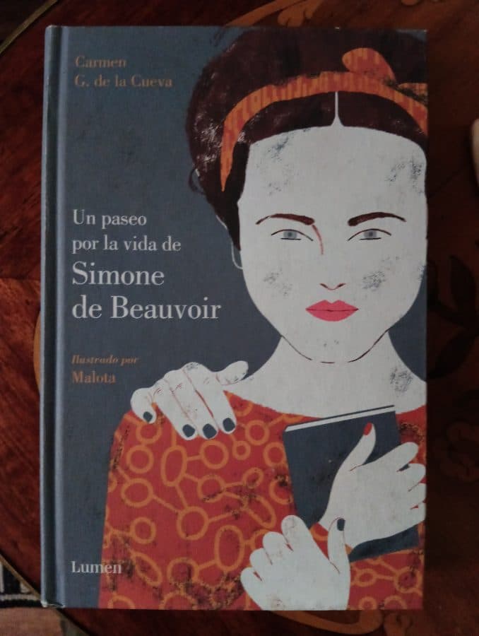 Un paseo por la vida de Simone de Beauvoir — Carmen G. de la Cueva, libro usado