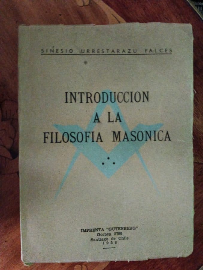 Introducción a la Filosofía Masónica — Sinesio Urrestarazu Falces, libro usado