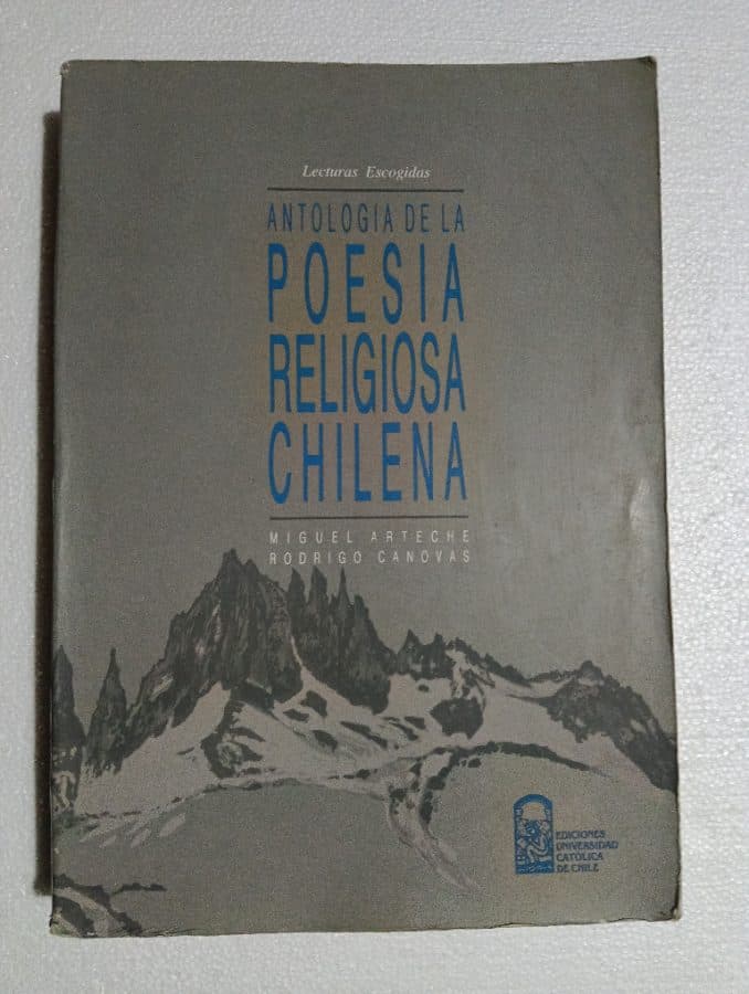 Antología de la Poesía Religiosa Chilena — Miguel Arteche y Rodrigo Cánovas, libro usado