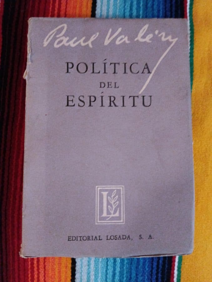 Política del Espíritu — Paul Valéry, libro usado