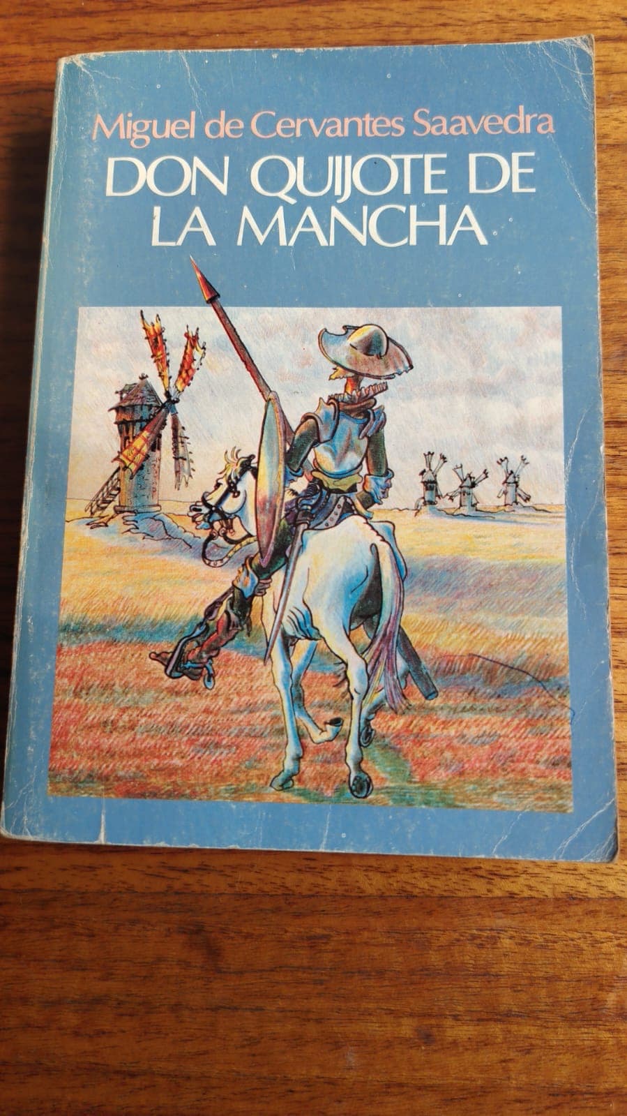 El Quijote de la mancha — Miguel de Cervantes Saavedra, libro usado