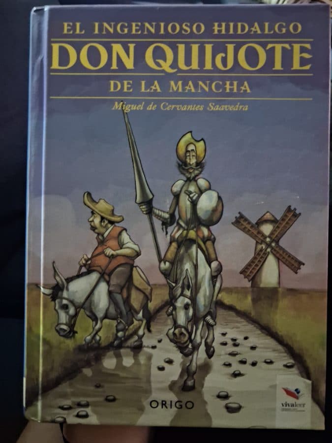 El ingenioso hidalgo Don Quijote de la Mancha — Miguel de Cervantes Saavedra, libro usado