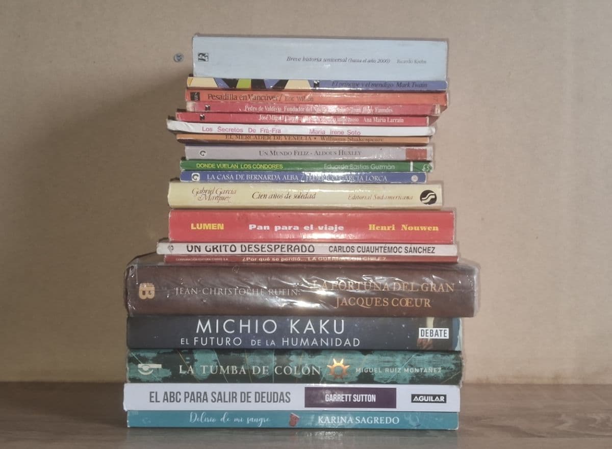 Lote 20 libros diversos