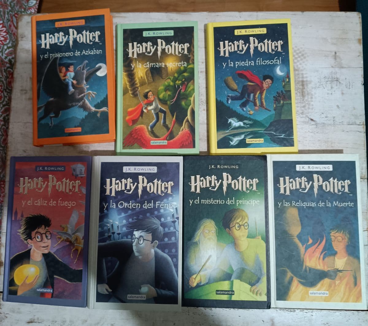 Harry Potter. Colección Completa. 7 tomos — J.K. Rowling, libro usado