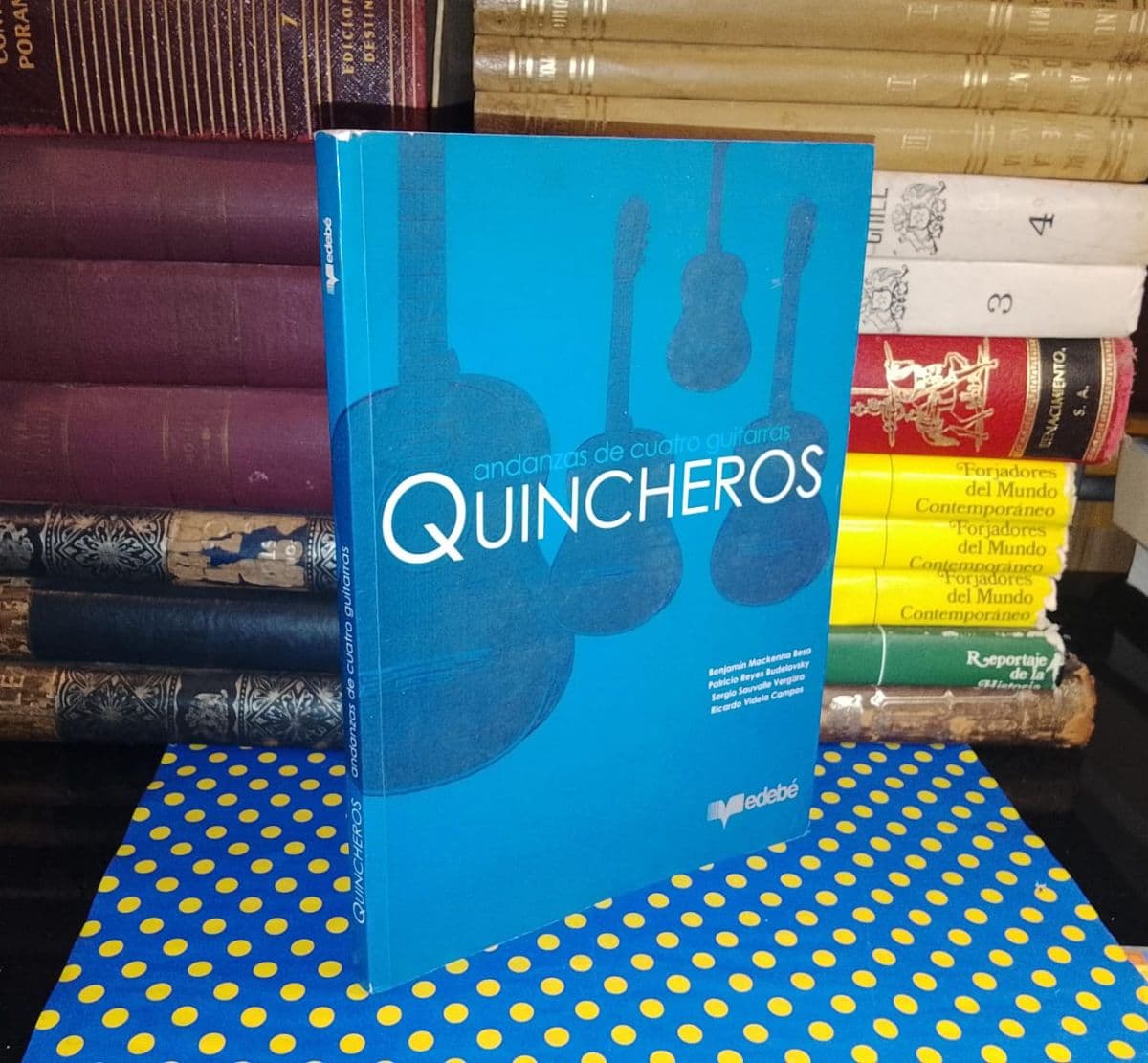 Los Quincheros — Benjamín Mackenna | Patricio Reyes | Sergio Sauvalle | Ricardo Videla, libro usado