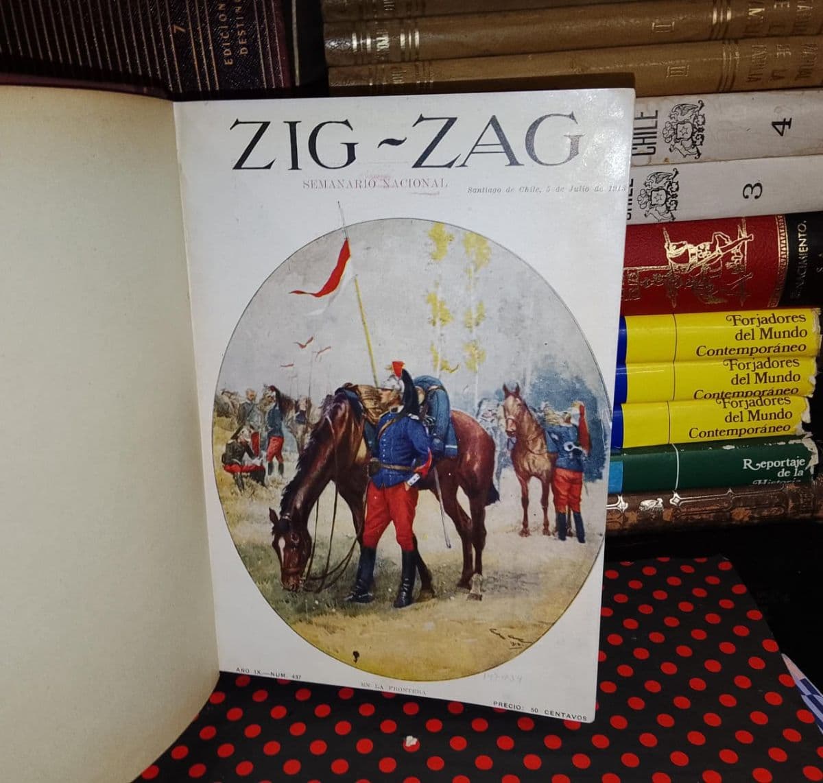 Revista Zig Zag N° 437 al 449 - Año1913 — Zig Zag, libro usado