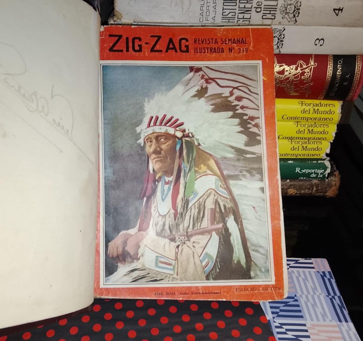 Título: Revista Zig Zag N° 219 al 227 - Año 1909 - Empaste — Zig Zag, libro usado