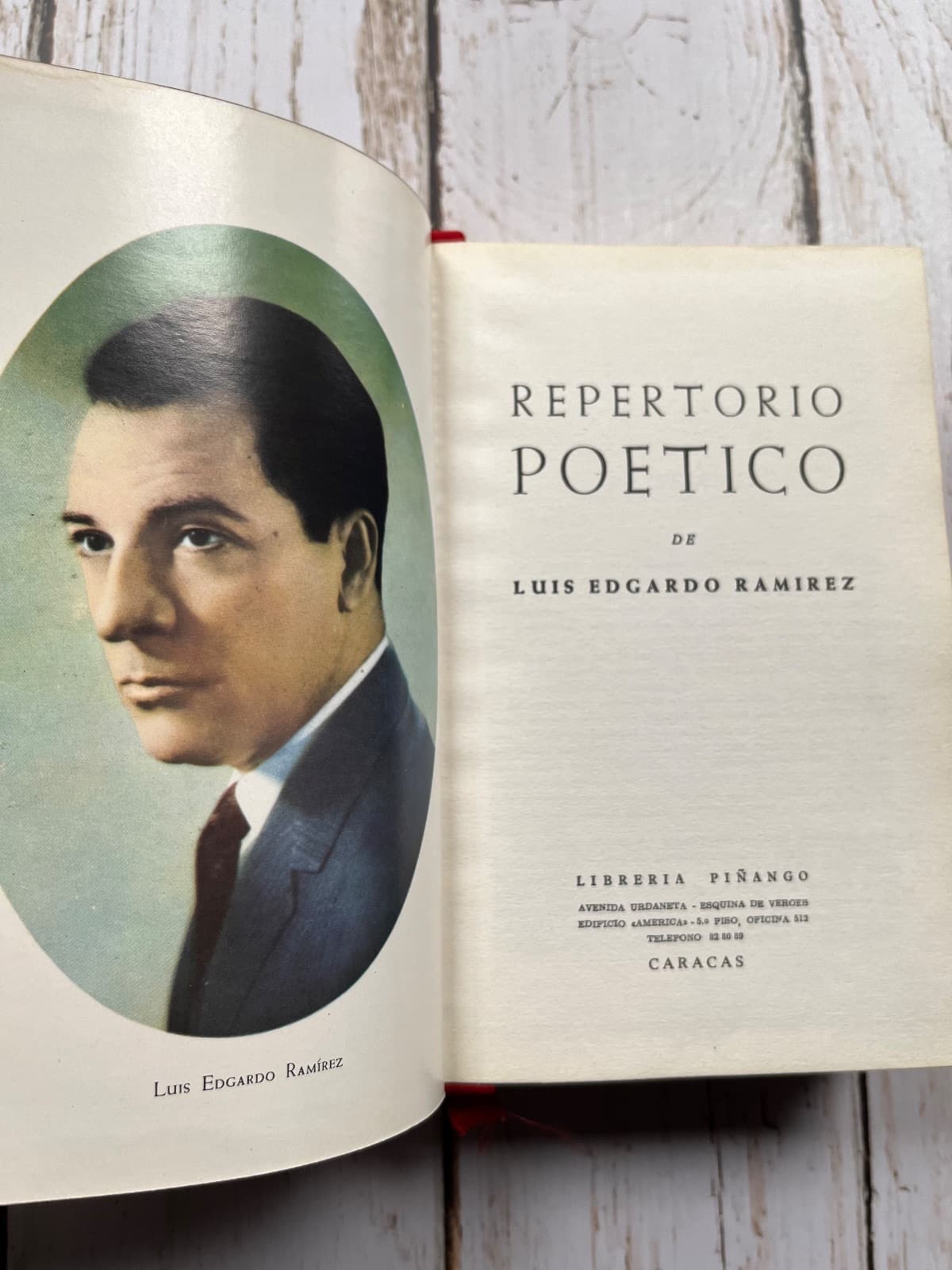 REPERTORIO POÉTICO DE LUIS EDGARDO RAMÍREZ — Luis Edgardo Ramírez, libro usado