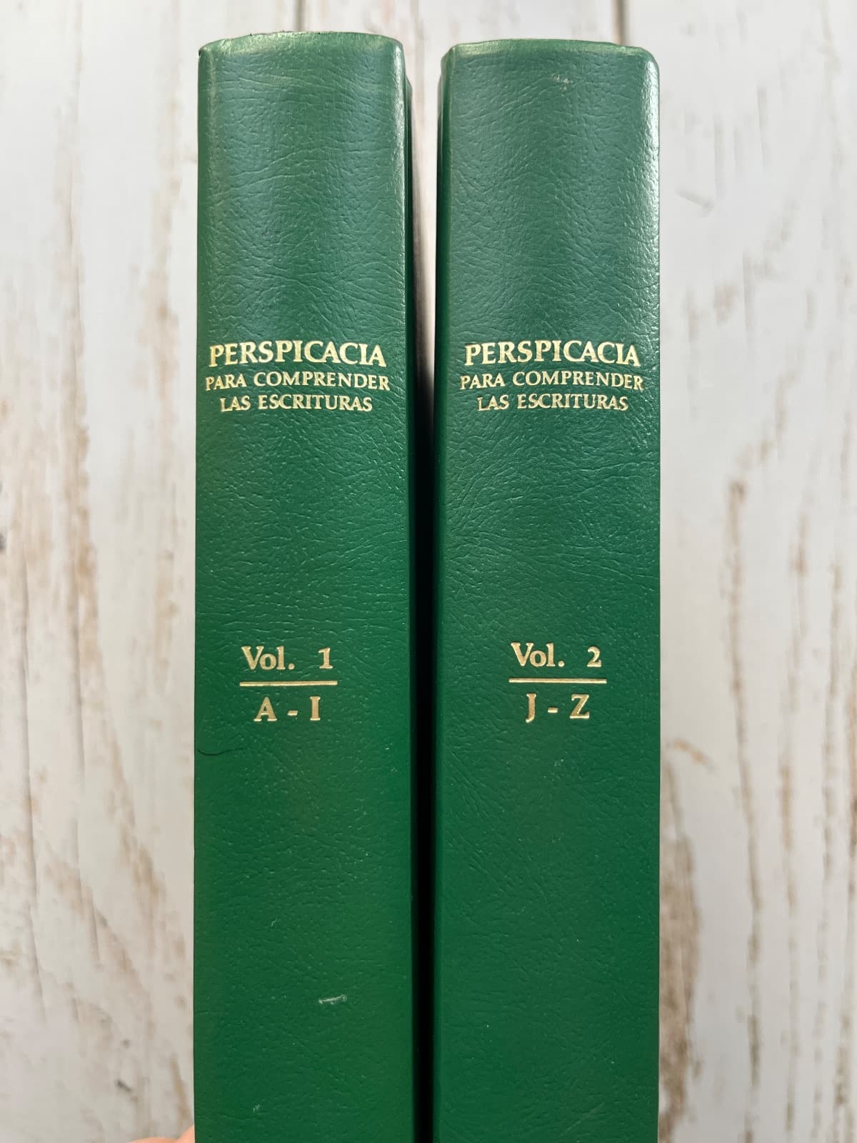 PERSPICACIA PARA COMPRENDER LAS ESCRITURAS — TOMOS I & II — Nnn, libro usado