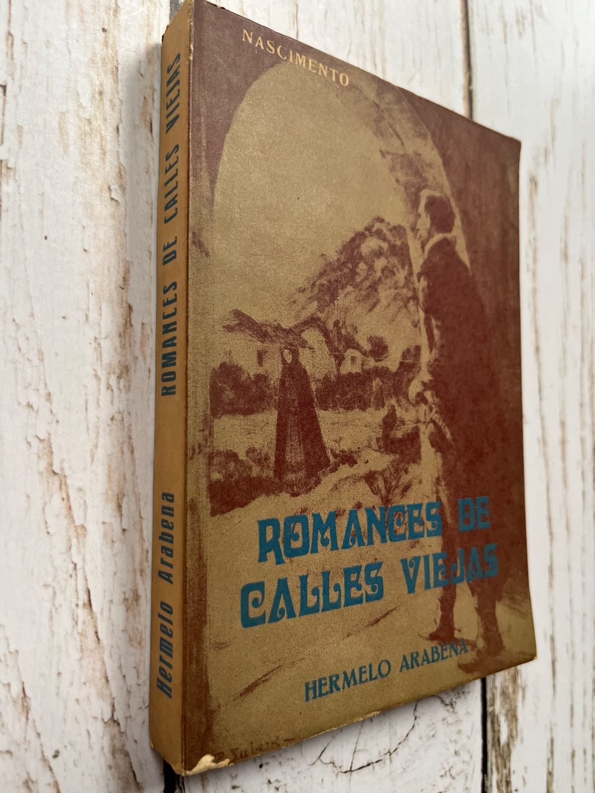 ROMANCE DE CALLES VIEJAS (SANTIAGO DEL NUEVO EXTREMO) — Hermelo Arabena, libro usado