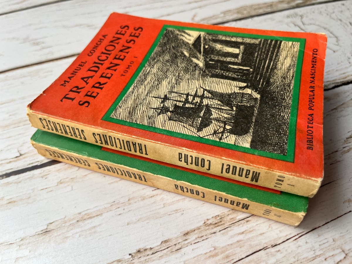 Tradiciones Serenenses Tomo I y II — Manuel Concha, libro usado