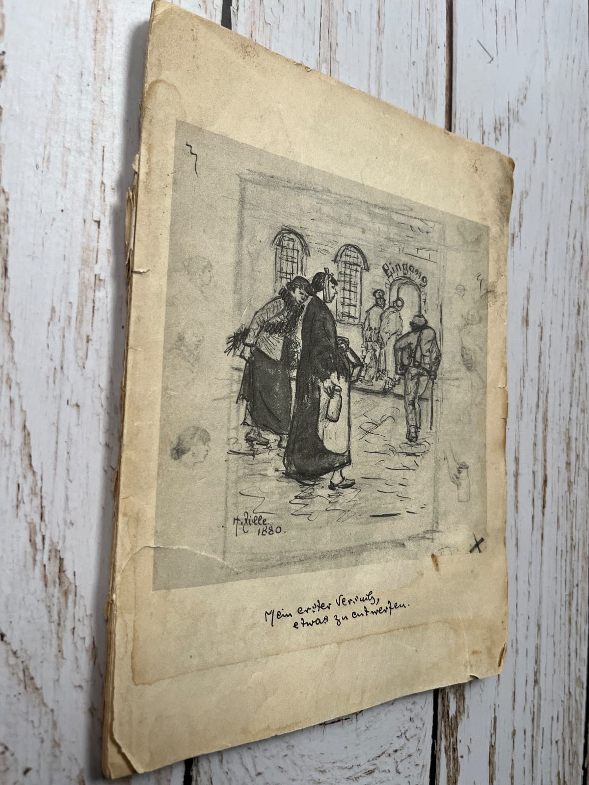 HEINRICH ZILLE – ANTIGUO ÁLBUM ILUSTRADO EN ALEMÁN — Heinrich Zille, libro usado