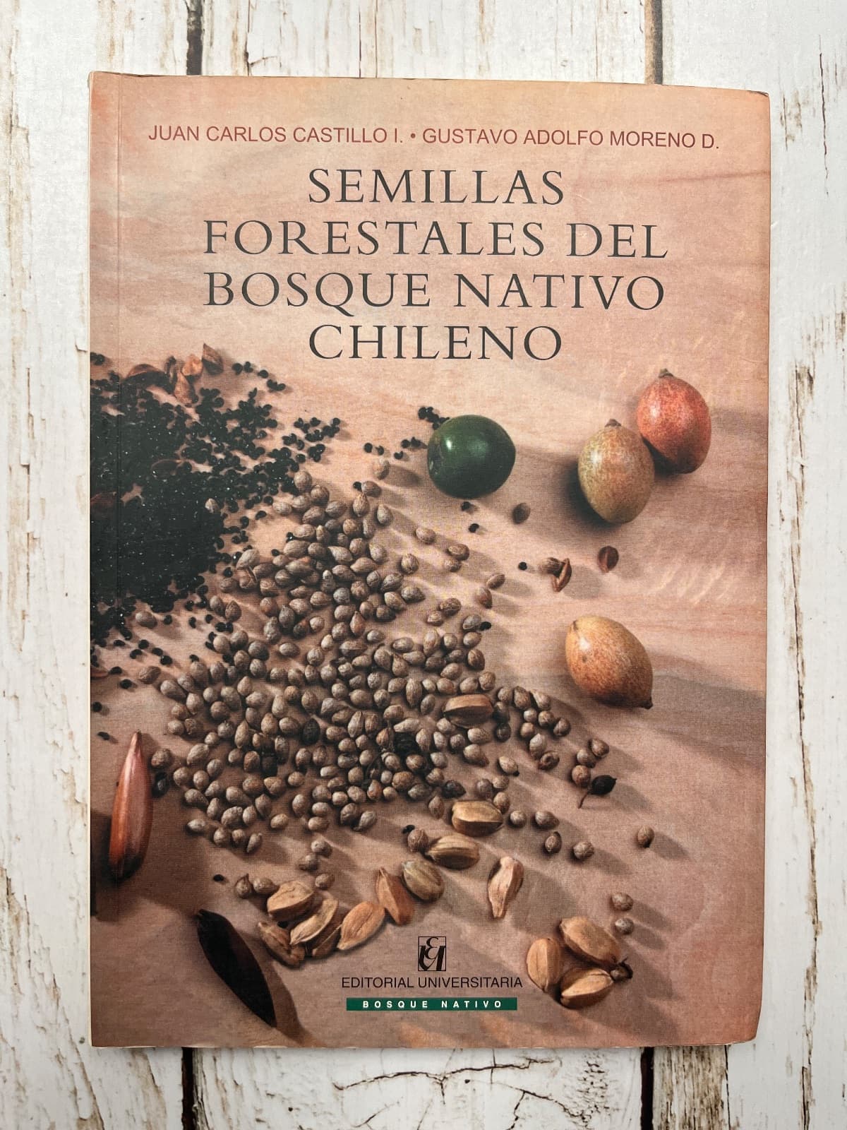 SEMILLAS FORESTALES DEL BOSQUE NATIVO CHILENO — Juan Carlos Castillo / Gustavo Adolfo Moreno, libro usado