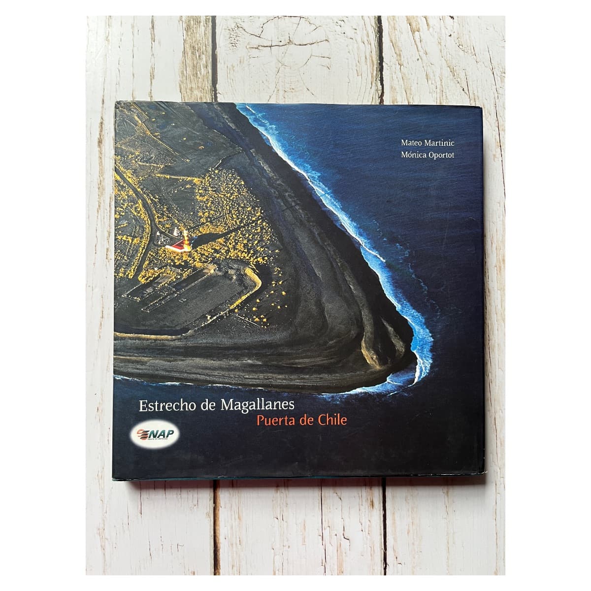 ESTRECHO DE MAGALLANES. PUERTA DE CHILE — Mateo Martinic / Mónica Oportot, libro usado