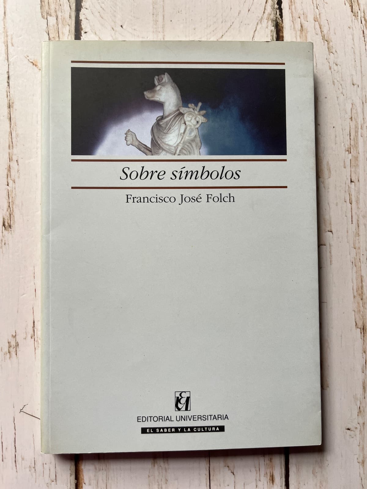 Sobre símbolos — Francisco José Folch, libro usado