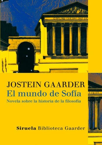 El mundo de Sofía — Jostein Gaarder, libro usado