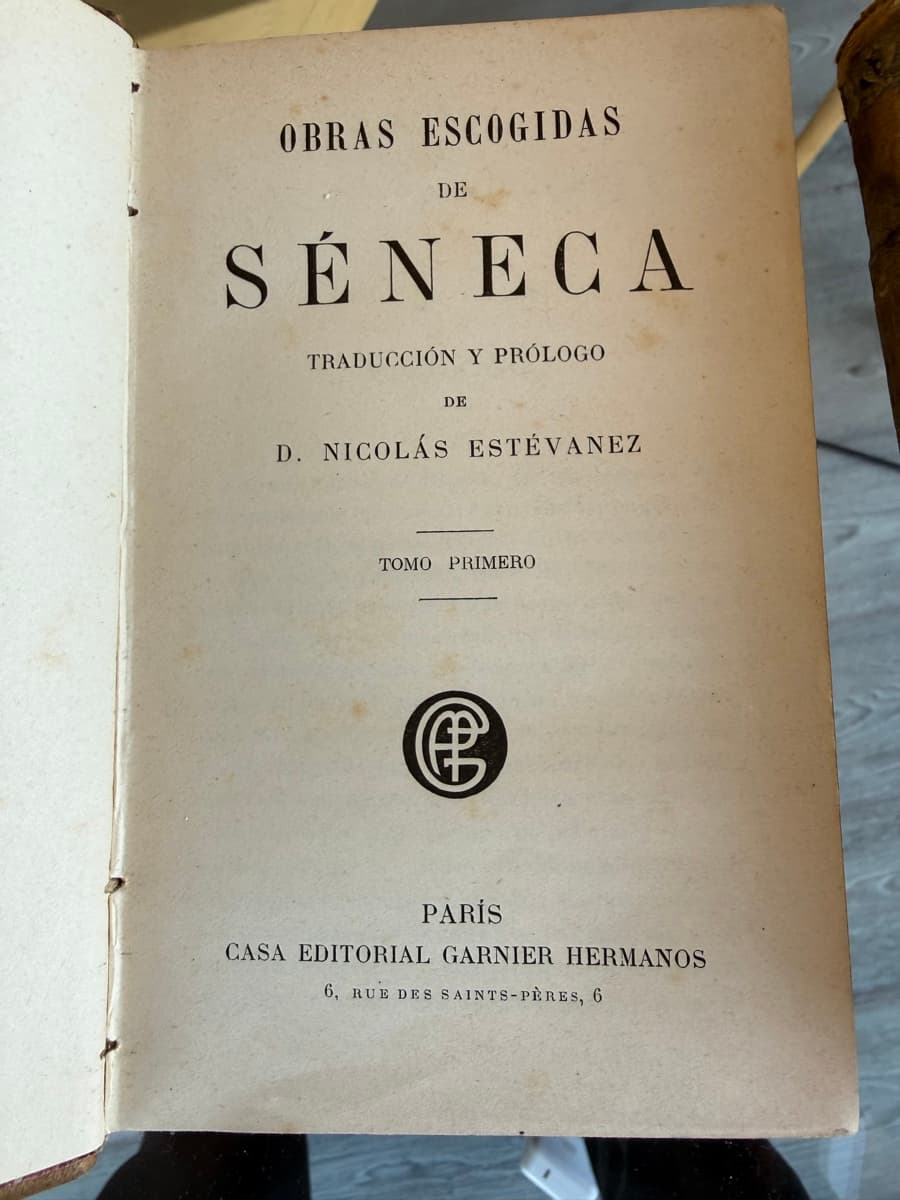 Obras Escogidas de Séneca — Tomo I