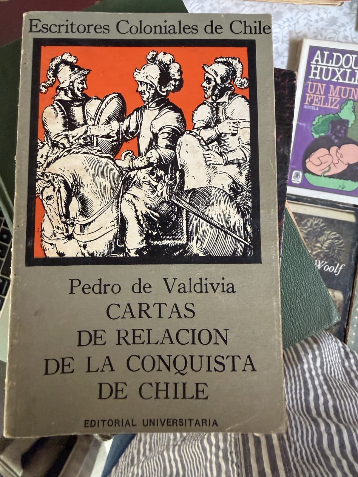 Cartas de relación de la conquista de Chile — Pedro de Valdivia, libro usado