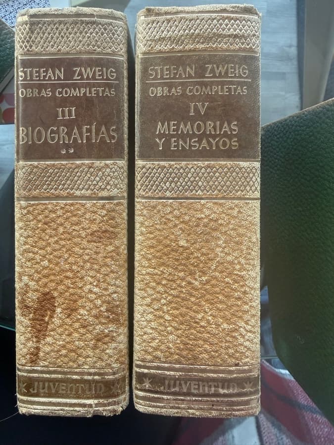 Stefan Zweig — Obras Completas III y IV (Juventud, piel) — Stefan Zweig, libro usado