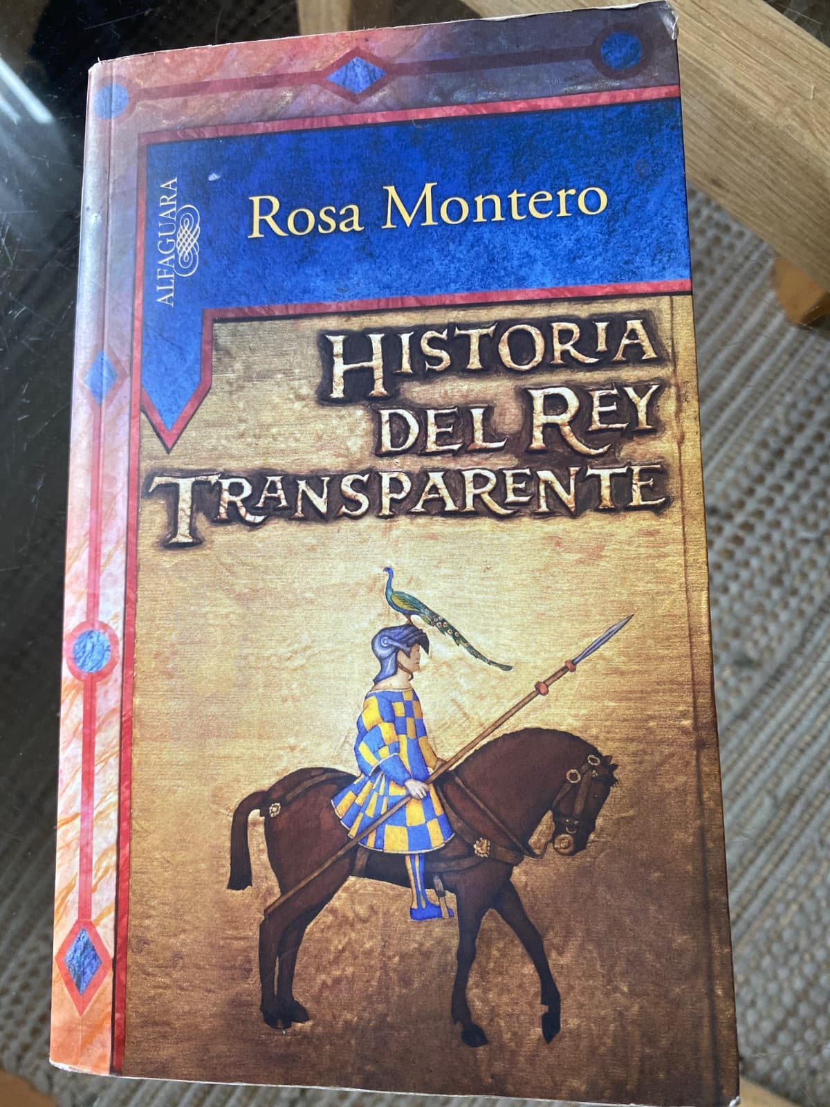 Historia del Rey transparente — Risa Montero, libro usado