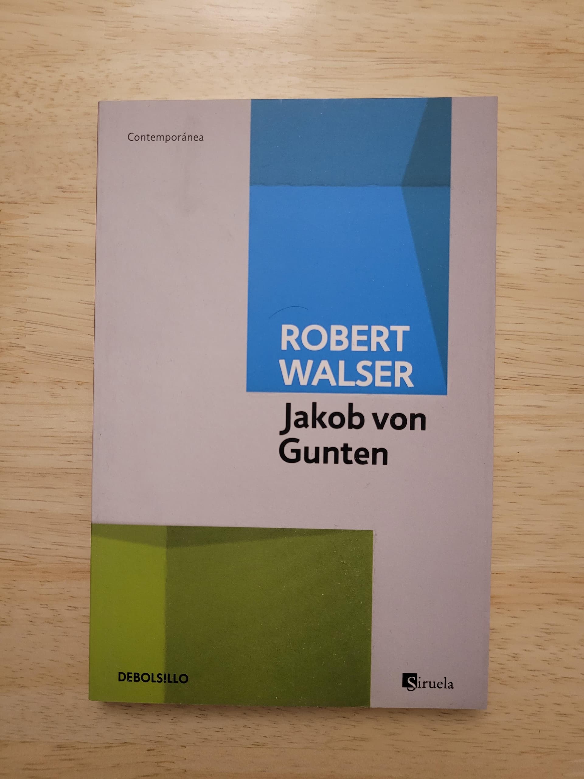 Jakob von Gunten — Robert Walser, libro usado